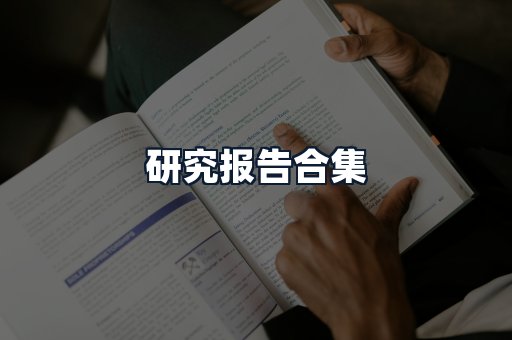 研究报告合集